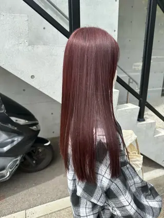 ロング カラー AYAKASA 暖色カラー/レイヤーのヘアスタイル