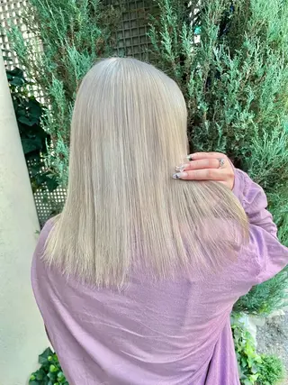 ミディアム ブリーチ指名 No１🏆RENのヘアスタイル