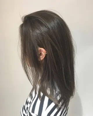 セミロング カラー hair  design nico*  ヘアデザイン ニコ所属・中間 将人のヘアスタイル