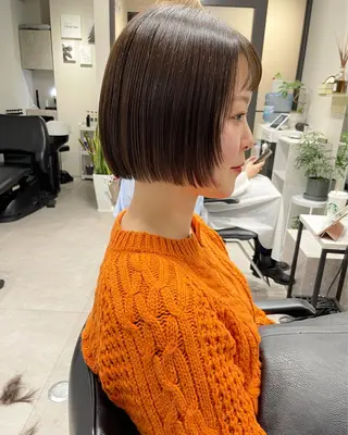 ショート カラー 髪質改善will hairdesignのヘアスタイル