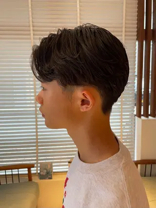 パーマ メンズ MOEKA🌺レディ ースカットモデルのヘアスタイル