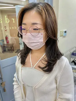 セミロング メンズパーマ メンズ特化ryoのヘアスタイル