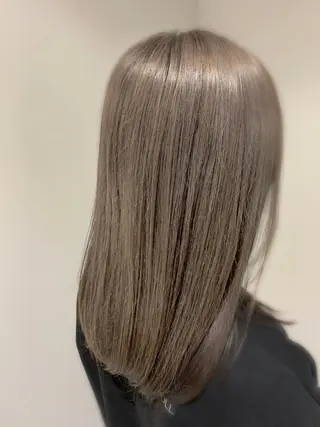 セミロング 野村 俊太のヘアスタイル