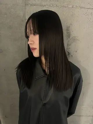 ロング 無料カット/ハイ トーンカラー/きらのヘアスタイル