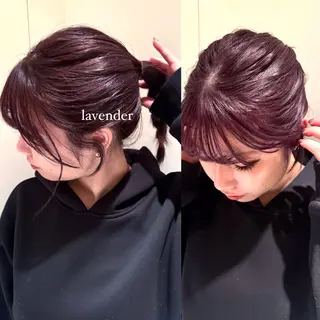 ミディアム カラー 松本優香/ボブ/ダ ブルカラー/髪質改善のヘアスタイル