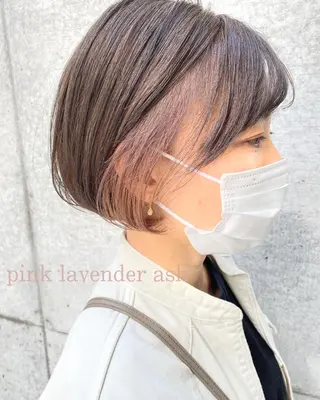 ショート カラー clomus所属・YUKA艶髪 🌸寛ぎ部屋のヘアスタイル