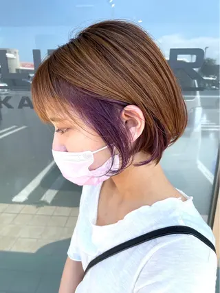 カラー ✂︎GLITTER ✂︎Yuu✂︎のヘアスタイル