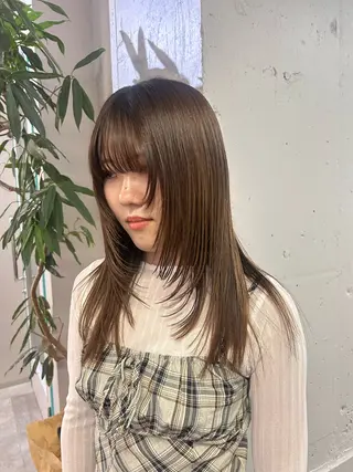 ロング モデル募集中🥚福岡 kii anju🐄のヘアスタイル