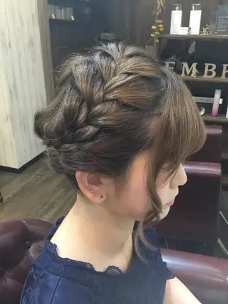 ヘアアレンジ embrace エンブレイスのヘアスタイル