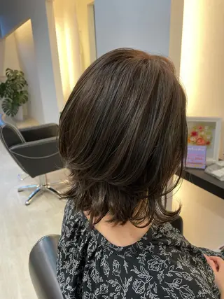 ミディアム カラー Hair salon Reve〜レーヴ〜所属・髪質改善・美髪矯正 特化型美容師・北野のヘアスタイル
