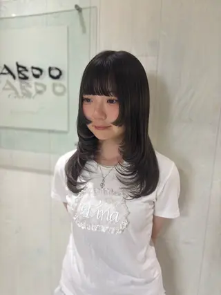 ロング yui🥀/ボブ /ブリーチなしカラーのヘアスタイル