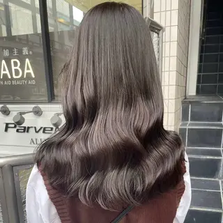 セミロング カラー ParveMix 🩶🫧入江 香名のヘアスタイル