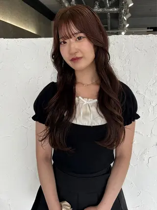 セミロング 岩間 萌々果/eimのヘアスタイル