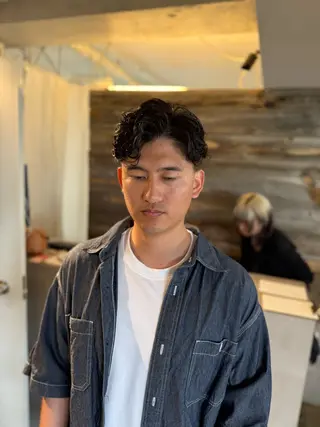 カラー メンズ メンズパーマ 特化/中川拓也のヘアスタイル