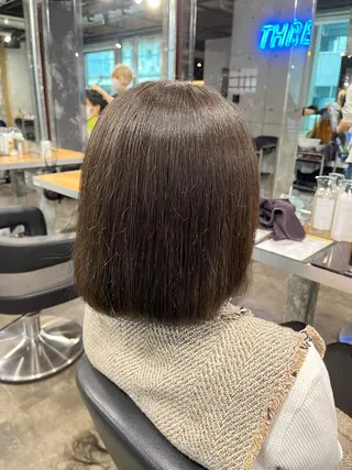 ショート I S所属・🌿透明感カラー‪ 縮毛矯正✨かずきのヘアスタイル