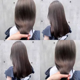 セミロング カラー カジュアルを女っぽく 𝗮𝘆𝗮𝗰𝗼のヘアスタイル