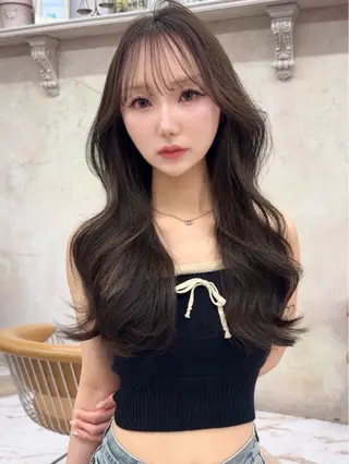 ロング カラー ゆ いのヘアスタイル