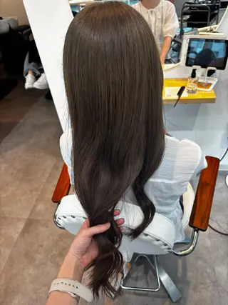 ロング 🤍Nozomi/ オリーブカラー🌿のヘアスタイル