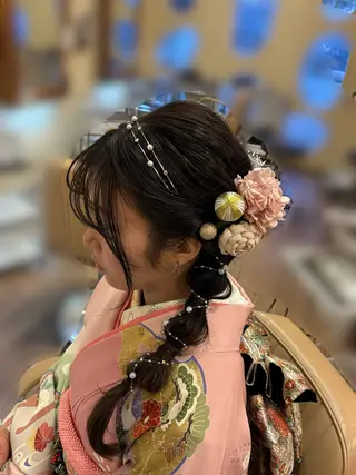 ロング 柘植 雅大のヘアスタイル