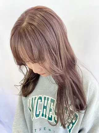 ロング カラー ヘアアレンジ 松浦 涼雅のヘアスタイル