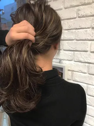 カラー 日比 貴大/ minim hairのヘアスタイル