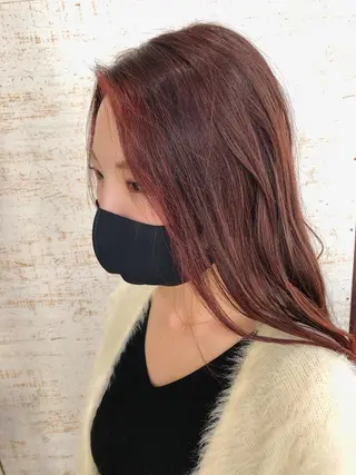 ロング カラー ケアブリーチ /髪質 改善/古橋圭史郎のヘアスタイル