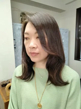 ミディアム Hair room nico...所属・nico麻生　長谷川 裕月のヘアスタイル