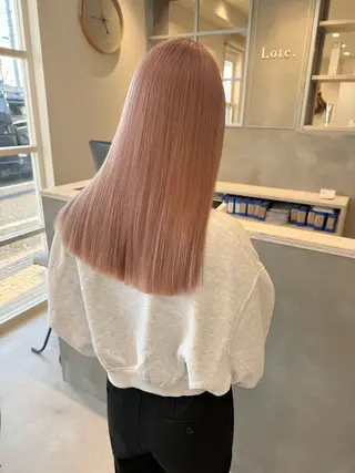 ロング カラー ukyo/透明感 カラー/ハイライトのヘアスタイル