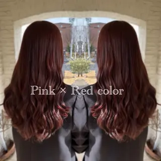 ロング 南草津/トレンドカラ ー/パーマ 西村美月のヘアスタイル