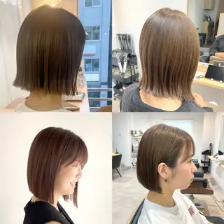 ミディアム 🧸🤍船橋/ボブ /toto.Momoのヘアスタイル
