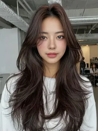 ロング カラー 🌛ダブルカラー 🌜SAYAKAのヘアスタイル