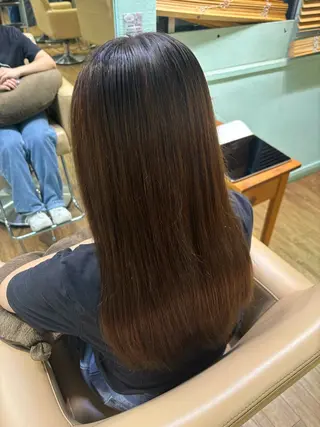 パーマ 艶盛れ透明感カラー/ kanna🖤のヘアスタイル