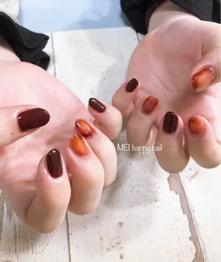 ネイル 北浦和 自爪育成ケアのネイルデザイン