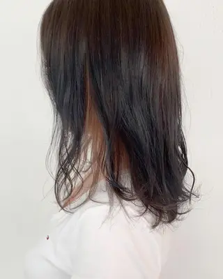 セミロング karen ☺︎のヘアスタイル