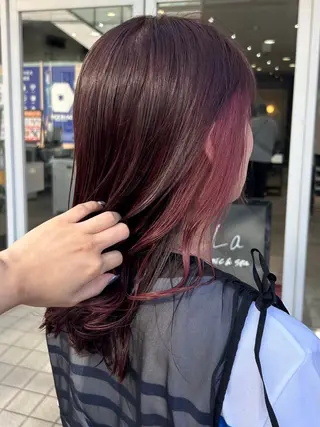 セミロング カラー 伊藤飛空/ AyaLA東船橋のヘアスタイル