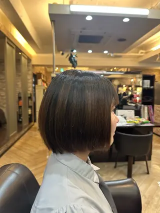 ショート 縮毛矯正&髪質改善/ きょうの🐺のヘアスタイル