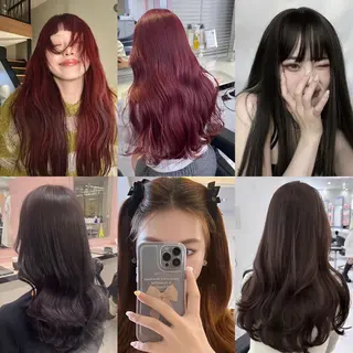 カラー ♡艶髪ブラウン himi♡のヘアスタイル