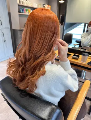 ロング カラー 韓国風/オシャレ /縮毛矯正/滝口琴未のヘアスタイル