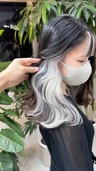 ミディアム カラー verde所属・ノザキ　カイシ /武蔵小山のヘアスタイル