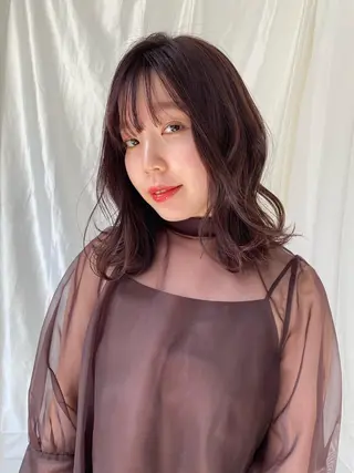 ミディアム 谷野 祥真のヘアスタイル