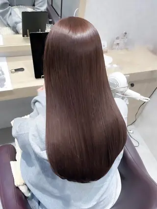 ロング カラー 透明感カラー／韓国 レイヤーmomokaのヘアスタイル