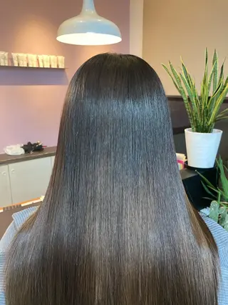 セミロング 阿倍野/髪質改善 /縮毛矯正/坪田幸広のヘアスタイル