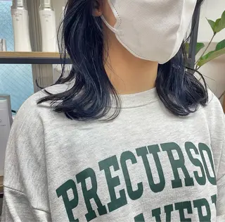 ミディアム カラー アンサイ 成増のヘアスタイル