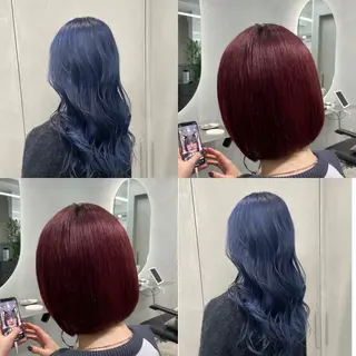 ロング カラー ✨レイヤーカット 海外ヘア/原宿✨のヘアスタイル