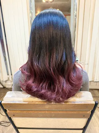 ミディアム カラー パーマ ヘアアレンジ RecheRche【池袋】所属・👑指名率No.1 👑坂口飛翔のヘアスタイル