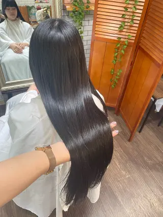 ロング 髪質改善カラー💛 菜のはのヘアスタイル