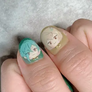 ネイル haleyume所属・shino🌟 痛ネイルのネイルデザイン