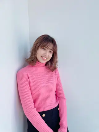 ミディアム ボブ/ミディアム 親しみやすさ/さくらのヘアスタイル