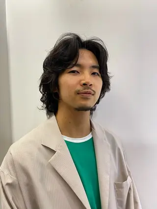 パーマ メンズ 似合わせカット /パーマ岡本淳平のヘアスタイル