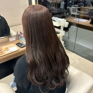 ロング カラー 赤み消しカラー🌿‬ 透明感/Hikariのヘアスタイル